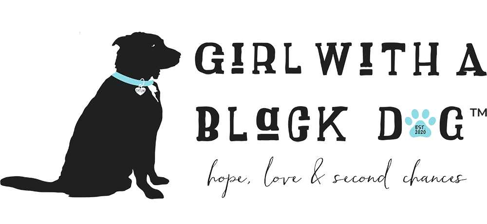 Girl With A Black Dog